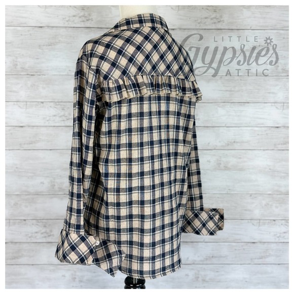 POL DISCOUNTED Girl Grunge Plaid Top - Picture 8 of 14